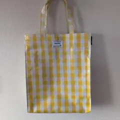 【未使用】ROOTOTE ルートート　トートバッグ ギンガムチェック イエローのサムネイル