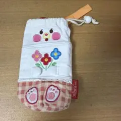 ペットボトルカバー ボトルケース うさぎ 花柄のサムネイル
