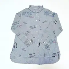 ZARA ザラ 子供服 長袖 シャツ ブラウス ストライプ 柄 120 130