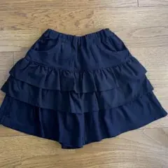 【familiar】フリル付きキュロットパンツ 140