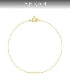 アーカー AHKAH ティナチェーンブレスレット K18YG ダイヤモンド