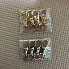 ストラップパーツ ゴールド シルバー 各5個入り