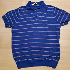 BEAMS　Light　マルチボーダー ポロシャツ 46のサムネイル