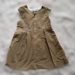 ファミリア　コーデュロイ　ジャンバースカート　100