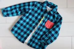 les enphants キッズ フリース チェックシャツ サイズ4