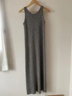 JEANASIS ニットワンピース ロング ノースリーブ ジーナシス