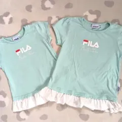 FILA フリル付きTシャツ 110 130 2枚セット
