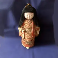50’s アンティーク 木目込人形 日本人形 童人形6号 疋田模様 吉祥模様
