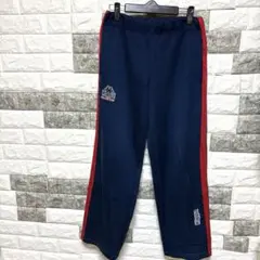 良品【Kappa 】ケイパトレーニングパンツ ジャージパンツFネイビー2本ラインのサムネイル