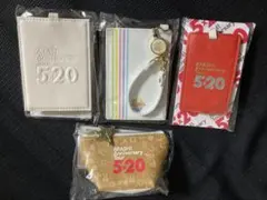 嵐　5×20 ラゲッジタグ　小物ポーチ　パスケース　ワクワク　パス　4点セット