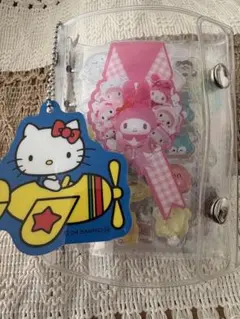 ひ*り様 シール帳　完成品　ボンボンドロップシール　キティ　キーホルダー付き