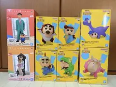 クレヨンしんちゃん　オラたちの恐竜日記 家族写真　８体セット　未開封　３１