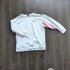 Nike 長袖トレーナー ホワイト/ピンク