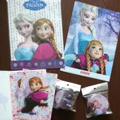 アナと雪の女王 クリアファイル 付箋