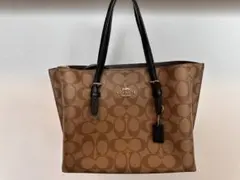 COACH ブラウン ロゴ トートバッグ