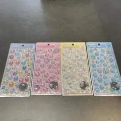 正規品　しずくちゃん　ボンボンドロップシール　大　4枚セット　コンプリート