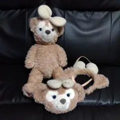 ディズニーシー　シェリーメイぬいぐるみ、カチューシャ、ポシェット　3点セット