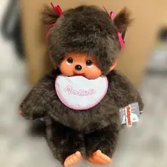 旧タイプ モンチッチ Lサイズ 女の子 ツインテール 昭和レトロ ぬいぐるみのサムネイル