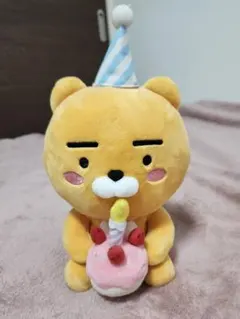 バースデーソングが流れるカカオフレンズのライオンのぬいぐるみKAKAO RYANのサムネイル