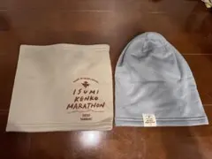 tannuki謹製　フリースcap&フリースネックウォーマー