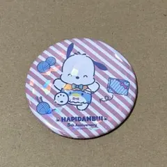 ポチャッコ 缶バッジ はぴだんぶい 5th anniversary サンリオ