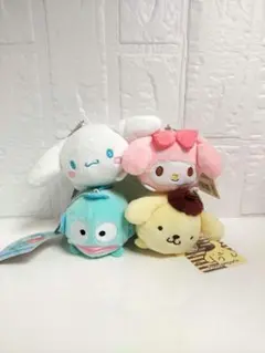 【新品未使用】Sanrio　寝そべりマスコット4点セット
