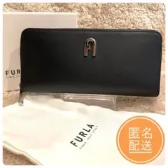 未使用展示品✨　フルラ ムーン　ラウンドファスナー　長財布　箱&保存袋付き