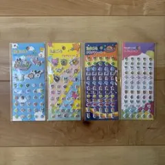 たまごっち プチプチシール 4種セット　TAMAGOTHI BANDAI