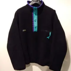 90s USA製 Columbia フリース スナップT