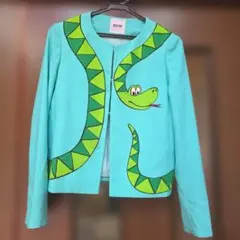 MOSCHINO CHEAPANDCHIC スネーク柄 ノーカラージャケットのサムネイル