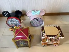 ディズニー　ポップコーンバケット　ミッキー　ミニー　美女と野獣　ヴァネロペ