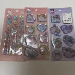 正規品 サンリオ おはじきふうシール ウォーターシール　キティ　クロミ