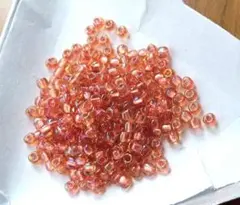 (2)茶オーロラ トライアングルビーズ 20g同梱でお値引致します