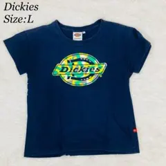 【Dickies】ロゴプリントTシャツ ネイビー L 半袖【041】のサムネイル