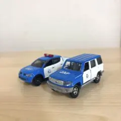 トミカ JAF トライトン ランドクルーザー セット