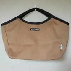 ポケット沢山！DogDept /ドックデプト　トートバッグ キャメル縁ブラウン