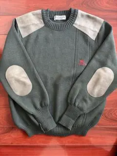 美品/英国製】Burberrys ヴィンテージ ピュアウール コマンドセーター