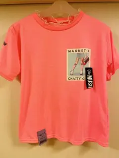 ピンクラテ フリル付き襟 Tシャツ（ピンク・水色セット　Sサイズ　160センチ
