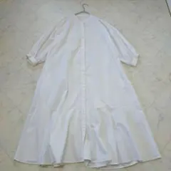 GU ジーユー バンドカラーシャツワンピース 2way L