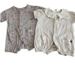 tete a tete ロンパース　半袖　まとめ売り　くすみカラー　50-60