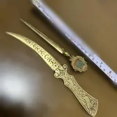 模造刀 アラビアンナイフ ジャンビーヤ 刀剣 インテリア 全金属製