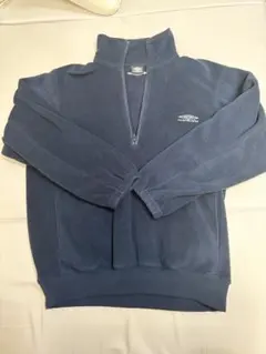 UMBRO ネイビー ハーフジップ トレーナー