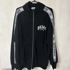 PRIME MEMBERS ブラック ジップアップジャケット