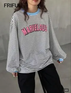 SHEIN ボーダーTシャツ