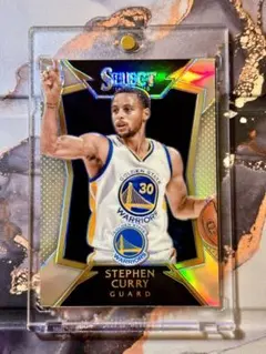 Stephen Curry Panini select silver Prizm
