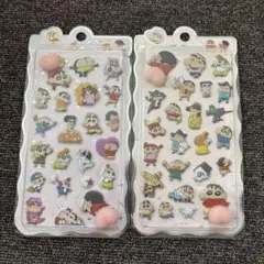 クレヨンしんちゃん　おしりシール　ぷっくりシール2枚セット