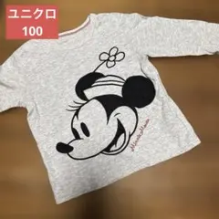 ユニクロ　ディズニー　ミニー　ロンT 100
