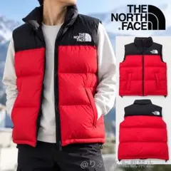 THE NORTH FACE ヌプシ ダウンベスト 赤黒【XL】 NF004AM THE NORTH FACE ヌプシ ダウンベスト NF004AM M 赤 黒 - メルカリ