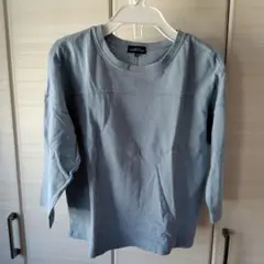グリーンレーベルリラクシング✩長袖✩くすみブルー　120