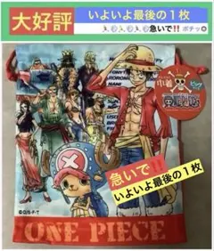 ONE PIECE ワンピース 巾着袋 ルフィ★新品 ★タグ付き★送料無料